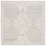 Safavieh Glamour 6'-0" x 6'-0" Rug in Silver / Ivory