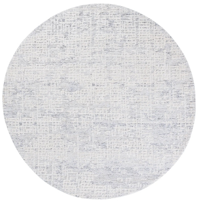 Safavieh Ebony 6'-0" x 6'-0" Rug in Silver / Ivory