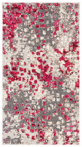 Safavieh Monaco 2'-2" x 4'-0" Rug in Grey / Fuchsia