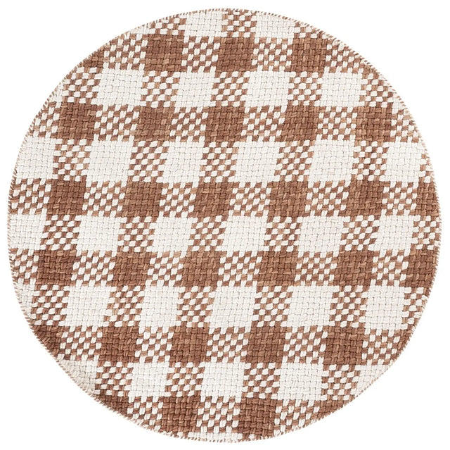 Safavieh Natural Fiber Couture 6'-0" x 6'-0" Rug in Rust / Ivory