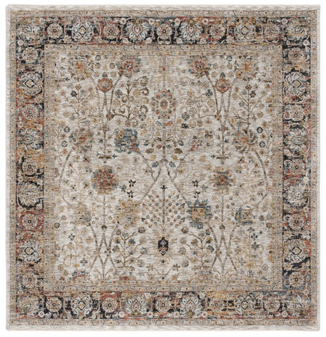 Safavieh Silverado 6'-4" x 6'-4" Rug in Ivory / Rust