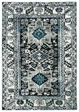 Safavieh Vintage Hamadan 4'-0" x 6'-0" Rug in Dark Grey / Ivory