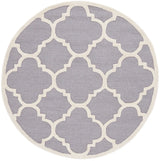Safavieh Cambridge 6'-0" x 6'-0" Rug in Silver / Ivory