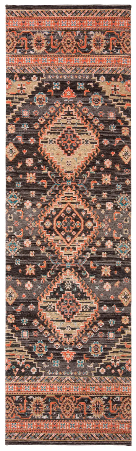 Safavieh Classic Vintage 2'-3" x 8'-0" Rug in Black / Rust