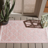 Safavieh Courtyard 2'-0" x 3'-7" Rug in Pink / Beige