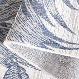 Safavieh Courtyard 4'-0" x 5'-7" Rug in Ivory / Navy