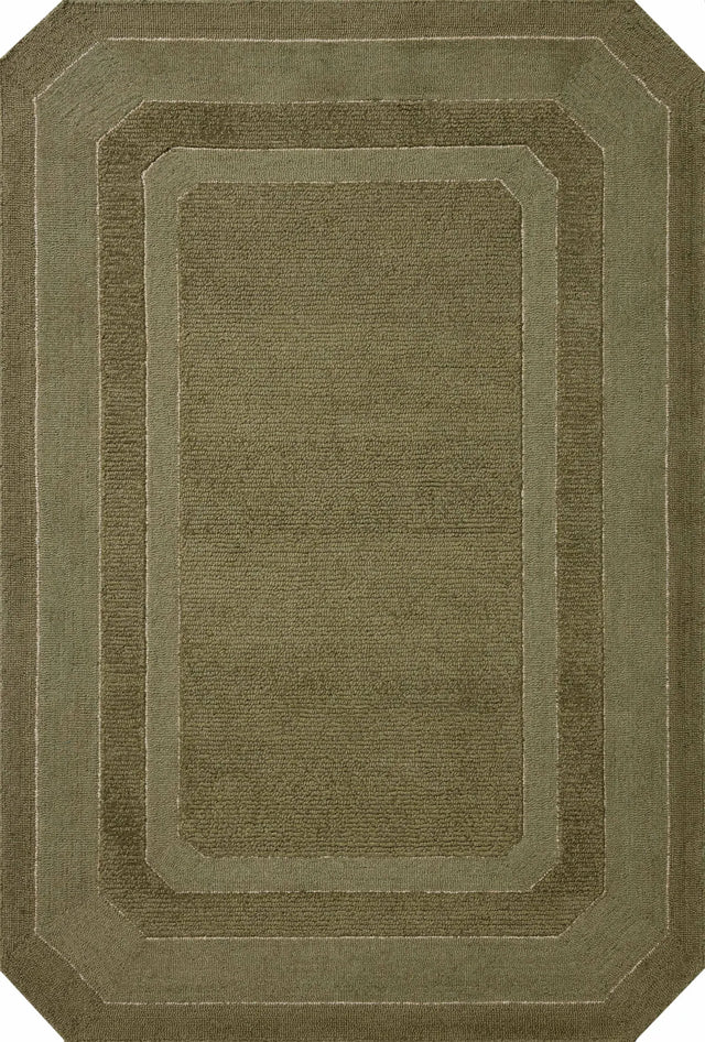 Loloi Clayton CLN-01 Olive Rug - main flat
