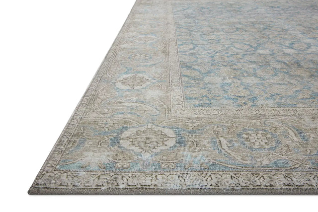 Loloi Wynter Wyn-10 Ocean/Silver Rugs - rug corner