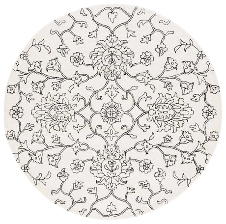 Safavieh Jardin 6'-0" x 6'-0" Rug in Ivory / Black