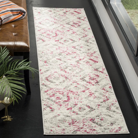 Safavieh Skyler 2'-0" x 8'-0" Rug in Ivory / Pink