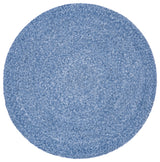 Safavieh Braided 3'-0" x 3'-0" Rug in Blue