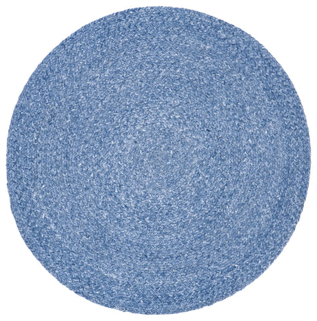 Safavieh Braided 3'-0" x 3'-0" Rug in Blue