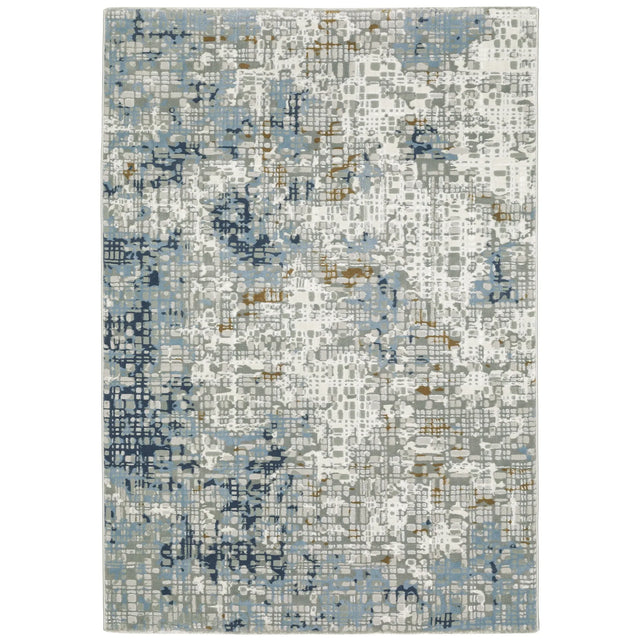 Oriental Weavers Sphinx Easton 011E3 Blue/Ivory Rugs - main flat