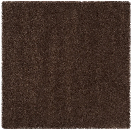 Safavieh Santa Monica Shag 6'-7" x 6'-7" Rug in Brown