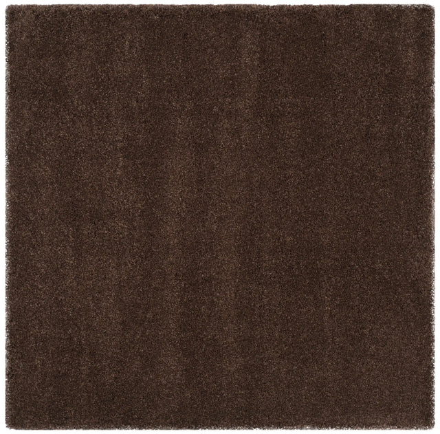 Safavieh Santa Monica Shag 6'-7" x 6'-7" Rug in Brown