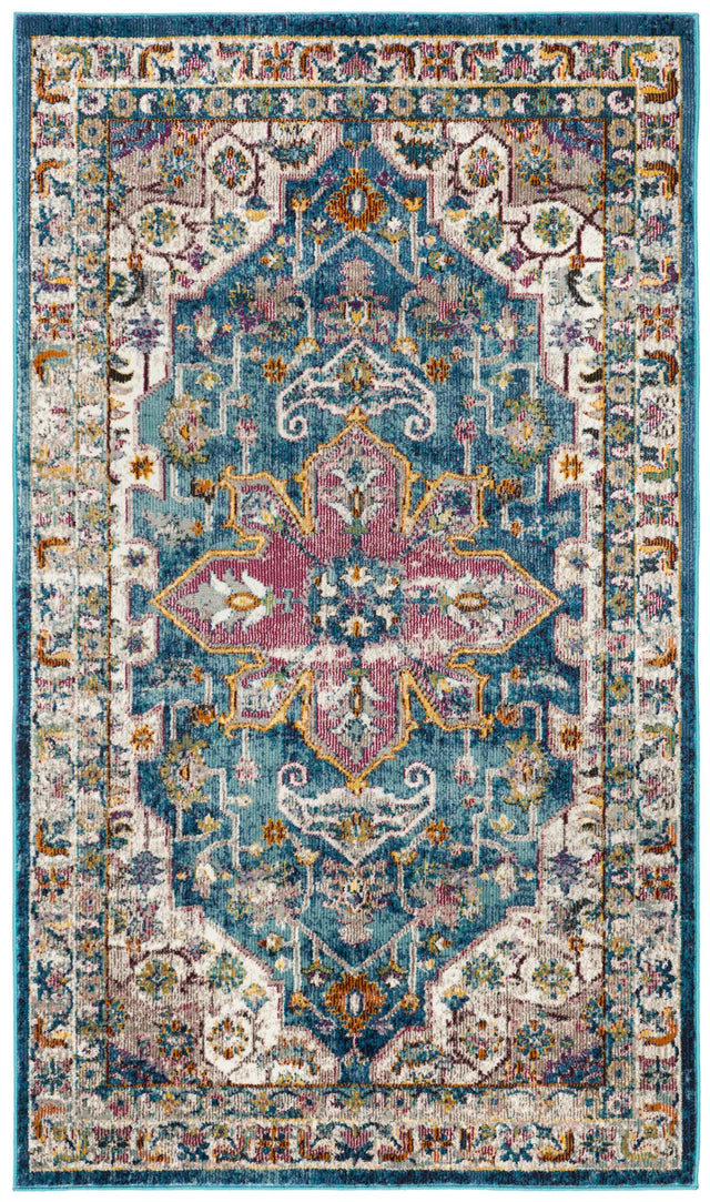 Safavieh Aria 3'-0" x 5'-0" Rug in Blue / Creme