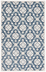 Safavieh Martha Stewart 4'-0" x 6'-0" Rug in Blue / Ivory
