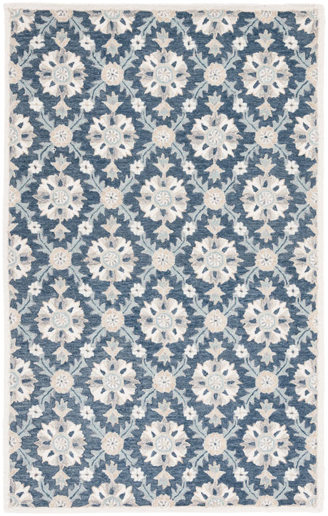 Safavieh Martha Stewart 4'-0" x 6'-0" Rug in Blue / Ivory