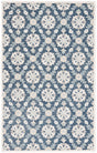 Safavieh Martha Stewart 4'-0" x 6'-0" Rug in Blue / Ivory