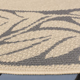 Safavieh Courtyard 5'-3" x 5'-3" Rug in Sand / Grey