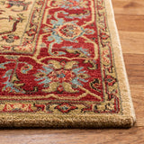 Safavieh Mahal 4'-0" x 5'-7" Rug in Beige / Red