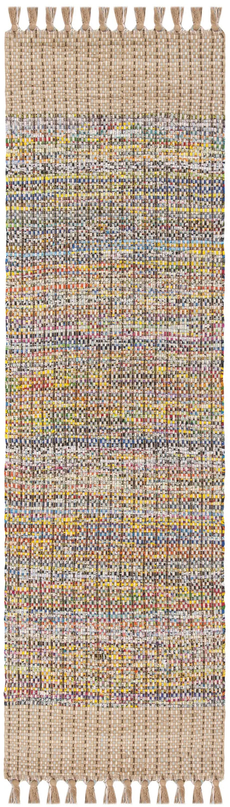 Safavieh Montauk 2'-3" x 8'-0" Rug in Beige / Multi