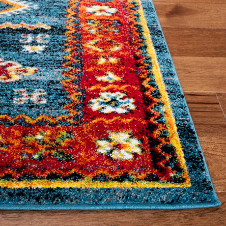 Safavieh Vintage Hamadan 4'-0" x 6'-0" Rug in Blue / Orange