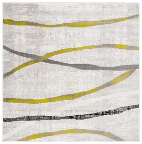 Safavieh Skyler 6'-7" x 6'-7" Rug in Ivory Grey / Green