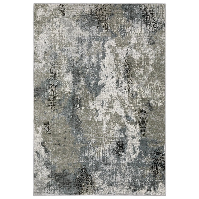 Oriental Weavers Gemini 001X2 Beige/ Blue Rug - main flat