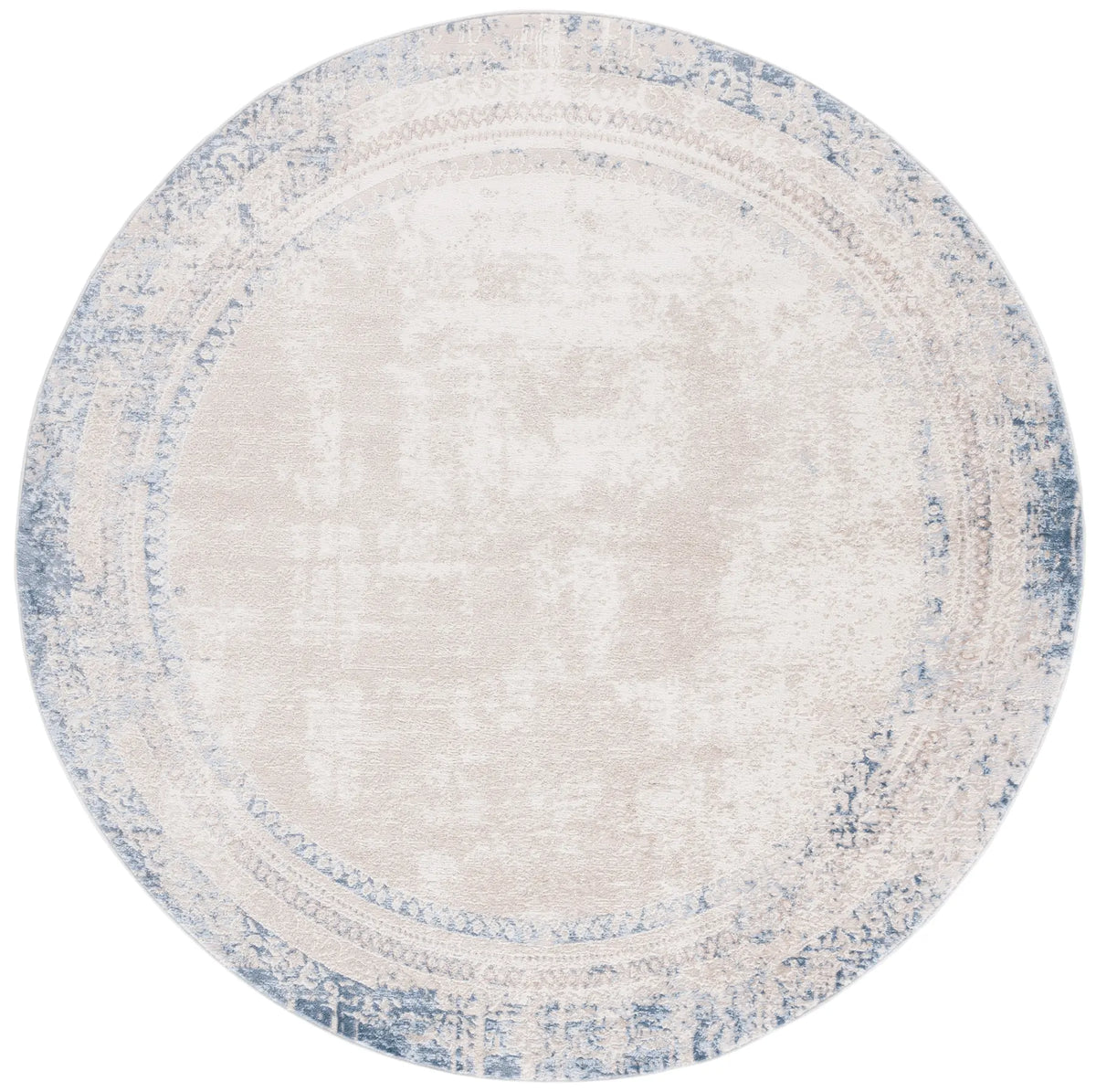 Safavieh Prestige 6'-7" x 6'-7" Rug in Beige / Blue