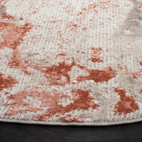 Safavieh Meadow 500 5'-0" x 5'-0" Rug in Beige / Pink