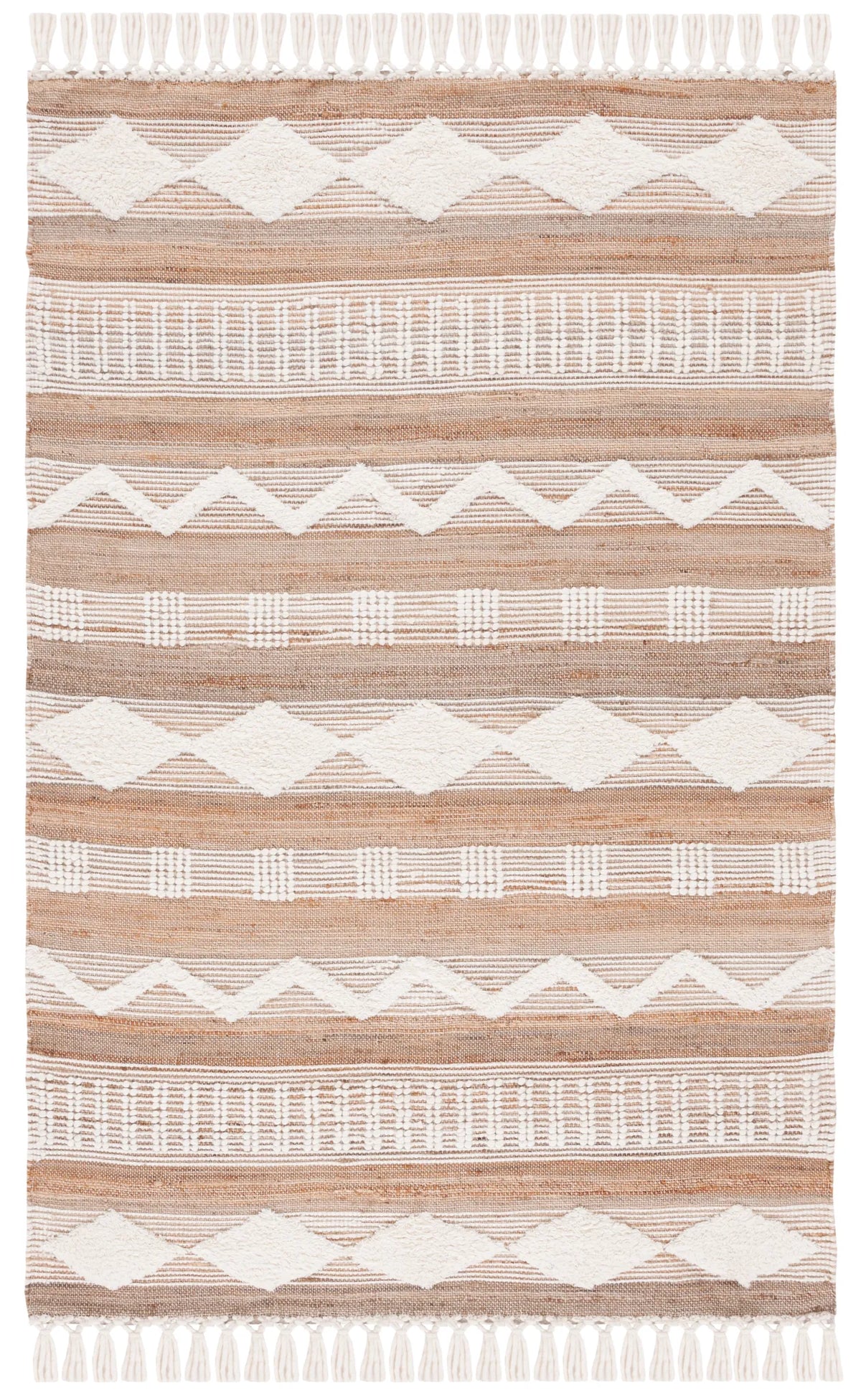 Safavieh Natural Fiber 4'-0" x 6'-0" Rug in Natural / Ivory