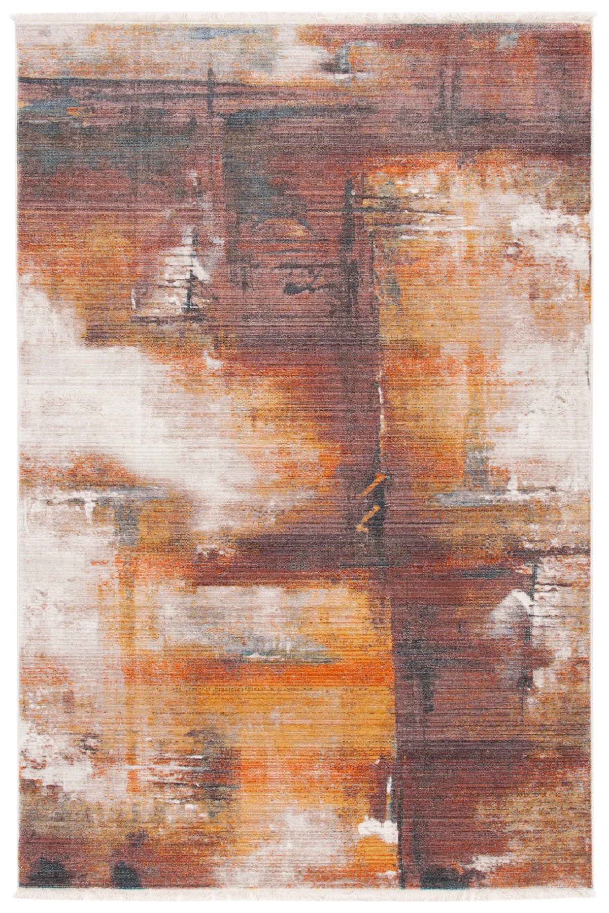 Safavieh Vintage Persian 4'-0" x 6'-0" Rug in Rust / Gold
