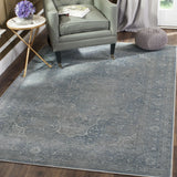 Safavieh Vintage 5'-3" x 7'-6" Rug in Light Blue / Light Grey