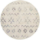 Safavieh Casablanca 6'-0" x 6'-0" Rug in Ivory / Multi