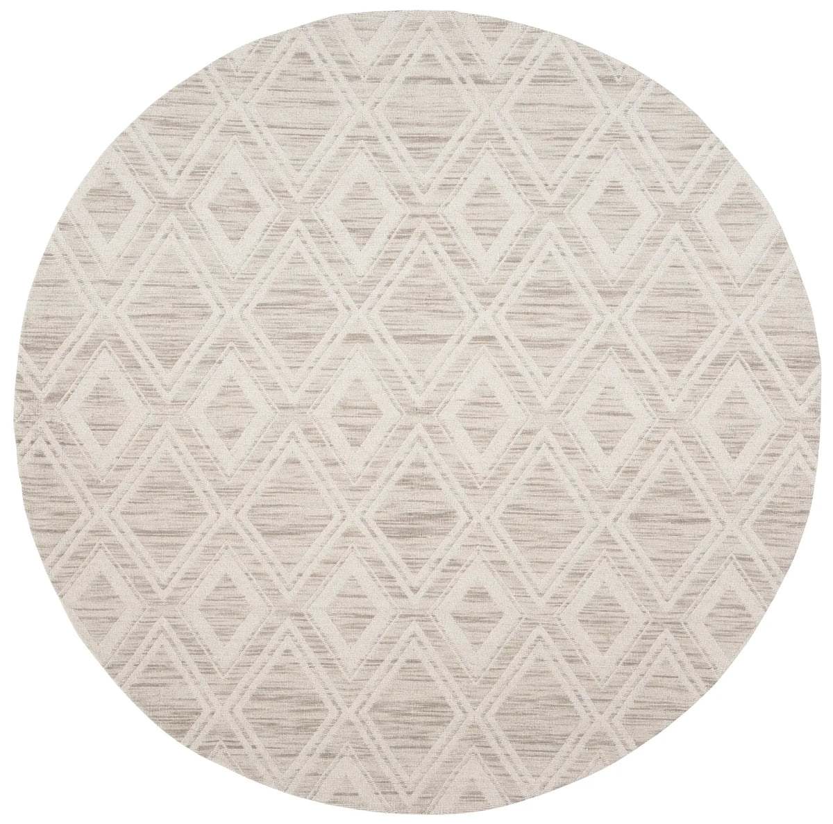 Safavieh Marbella 6'-0" x 6'-0" Rug in Light Brown / Ivory