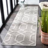 Safavieh Global 2'-2" x 8'-0" Rug in Grey / Ivory
