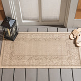 Safavieh Courtyard 2'-0" x 3'-7" Rug in Natural / Brown