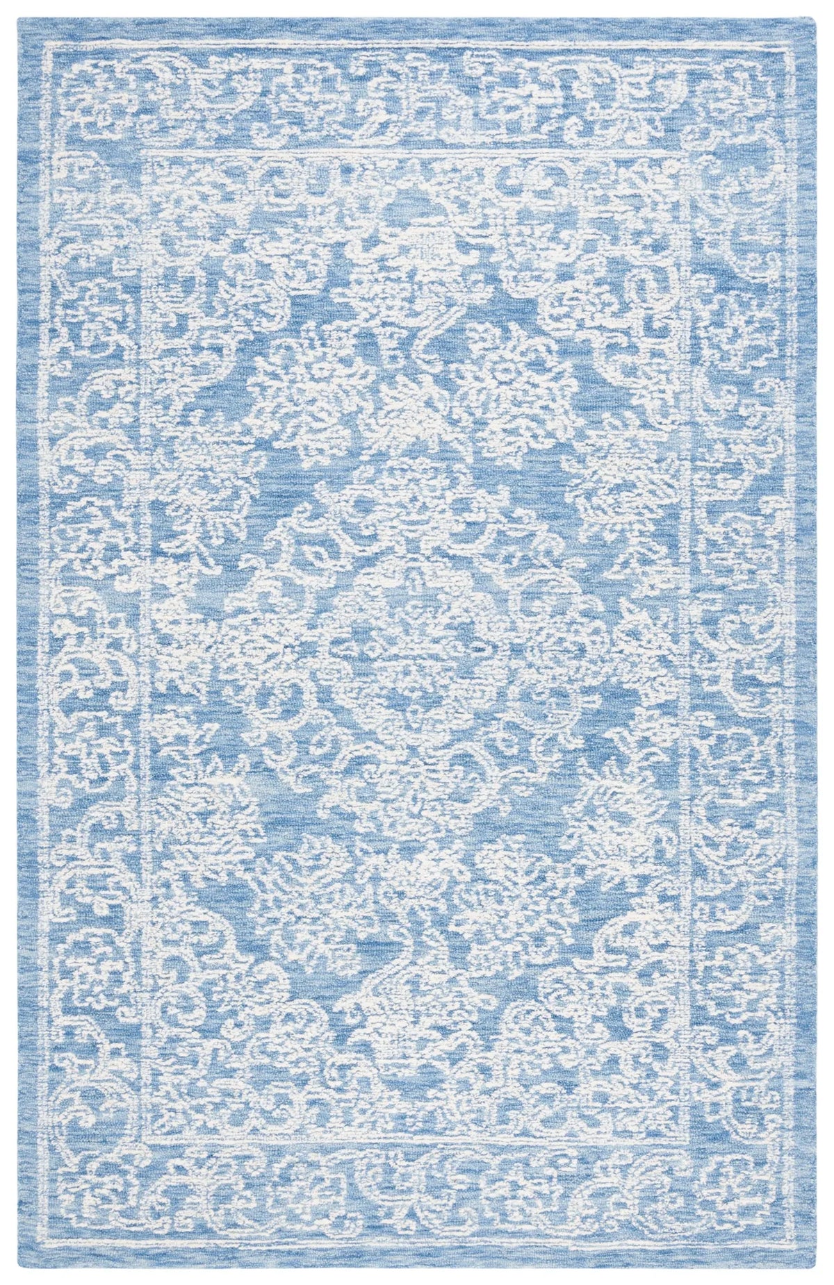 Safavieh Ebony 4'-0" x 6'-0" Rug in Ivory / Blue