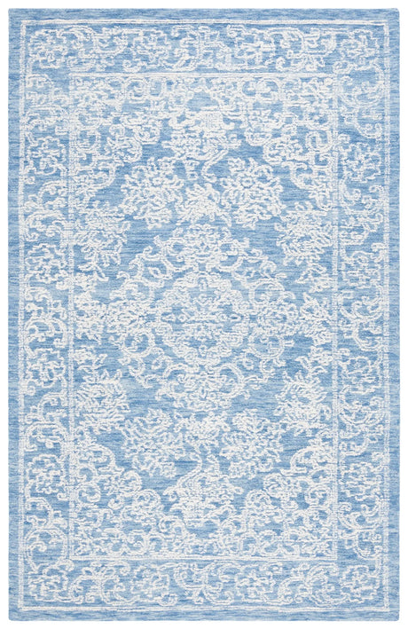 Safavieh Ebony 4'-0" x 6'-0" Rug in Ivory / Blue