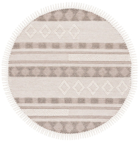Safavieh Vermont 6'-0" x 6'-0" Rug in Ivory / Brown