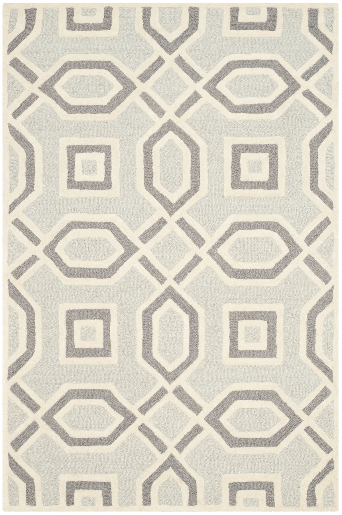 Safavieh Cambridge 4'-0" x 6'-0" Rug in Grey / Ivory