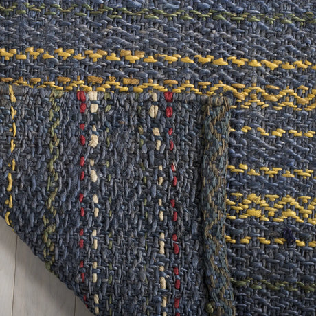 Safavieh Natural Fiber 4'-0" x 6'-0" Rug in Blue / Gold