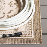 Safavieh Courtyard 5'-3" x 7'-7" Rug in Natural / Brown