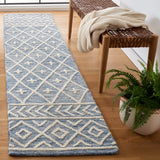 Safavieh Metro 2'-0" x 9'-0" Rug in Blue / Ivory
