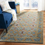Safavieh Heritage 4'-0" x 6'-0" Rug in Sage / Blue