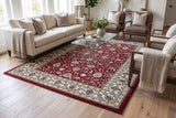 Dynamic Rugs Ancient Garden 57120 Red / Ivory Rugs - Room