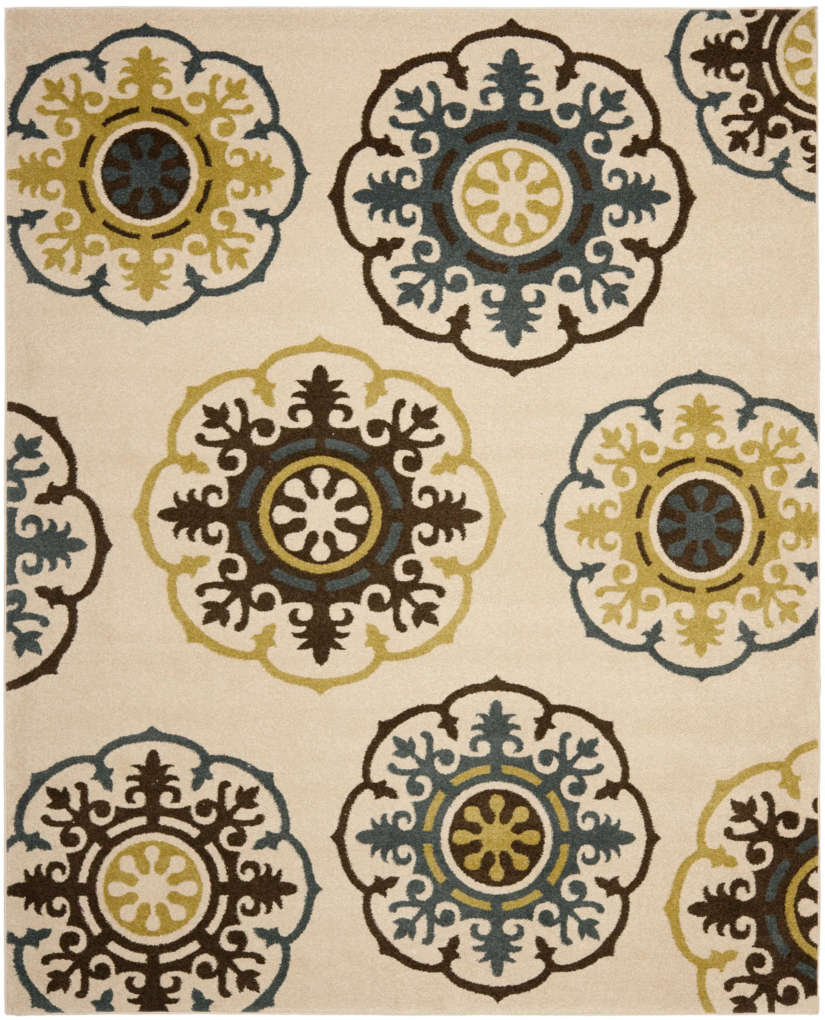 Safavieh Newbury 8'-0" x 10'-0" Rug in Ivory / Blue