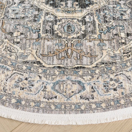 Safavieh Artifact 4'-0" x 4'-0" Rug in Grey / Ivory