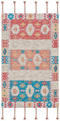 Safavieh Saffron 3'-0" x 5'-0" Rug in Rust / Beige